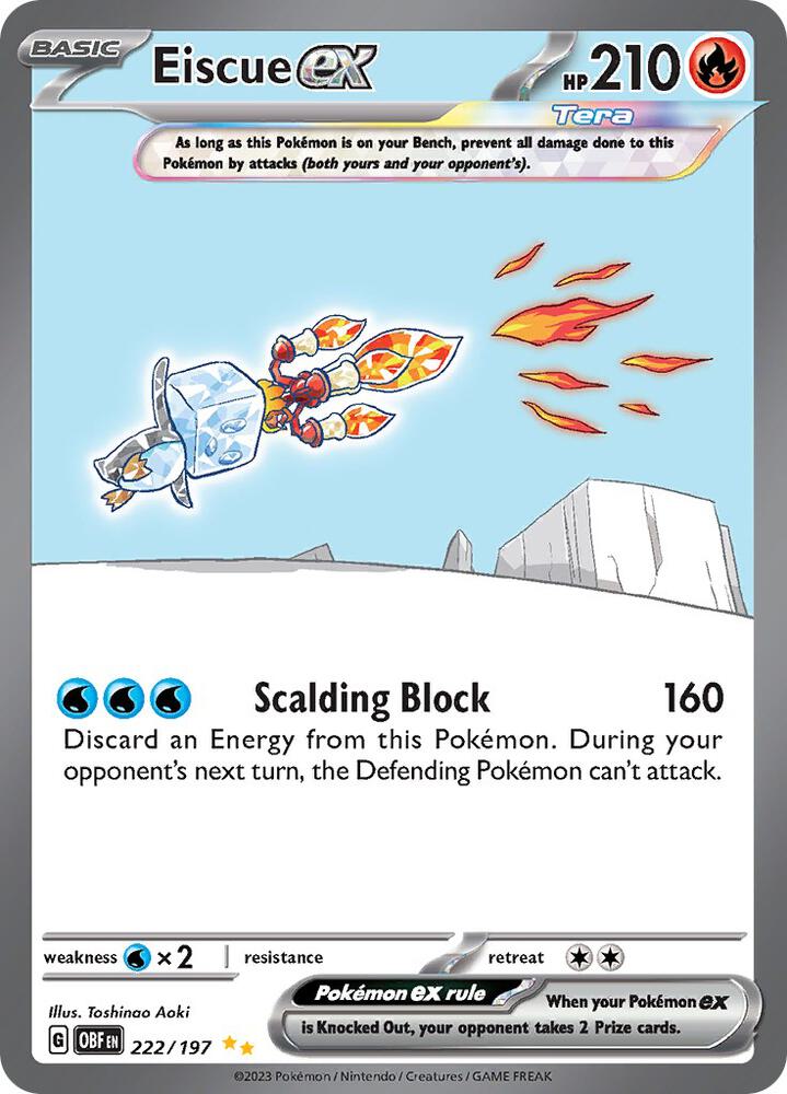 Eiscue ex (Special Illustration Rare) 222/197