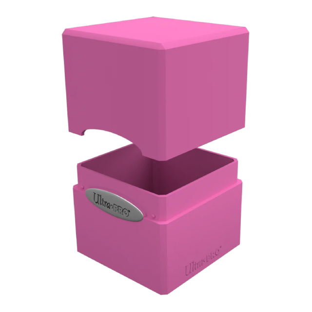Satin Cube - Hot Pink