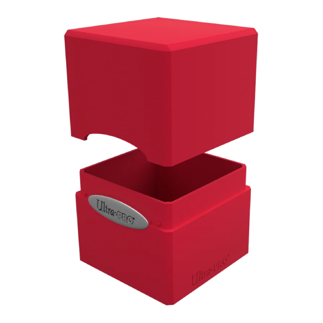 Satin Cube - Apple Red