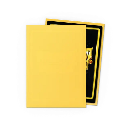 Dragon Shield Sleeves: Standard - Matte Yellow (100 ct.)