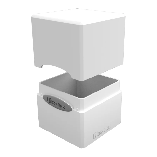 Satin Cube - Arctic White