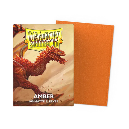Dragon Shield Sleeves: Standard - Matte Amber (100 ct.)
