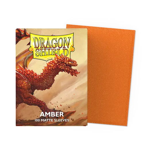 Dragon Shield Sleeves: Standard - Matte Amber (100 ct.)