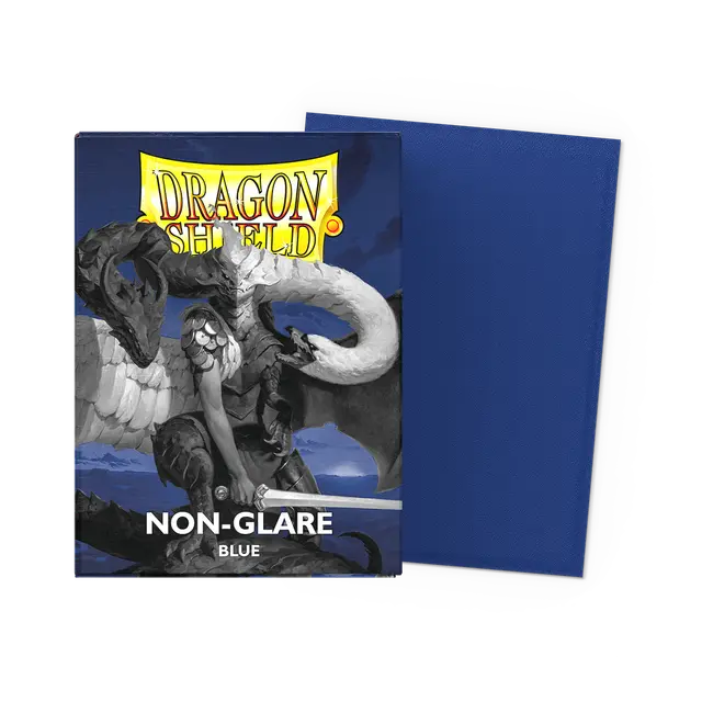 Dragon Shield Sleeves: Standard - Matte Non-Glare Blue (100 ct.)