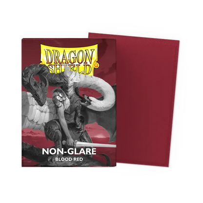 Dragon Shield Sleeves: Standard - Matte Non-Glare Blood Red (100 ct.)