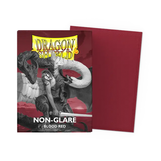 Dragon Shield Sleeves: Standard - Matte Non-Glare Blood Red (100 ct.)