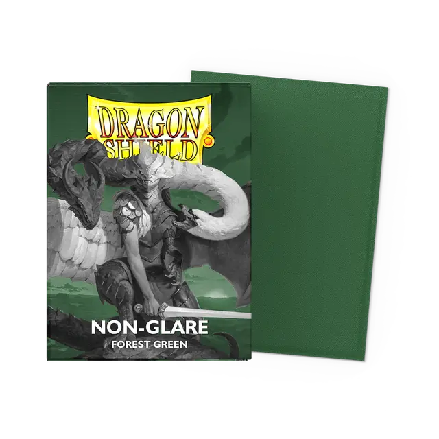 Dragon Shield Sleeves: Standard - Matte Non-Glare Forest Green (100 ct.)