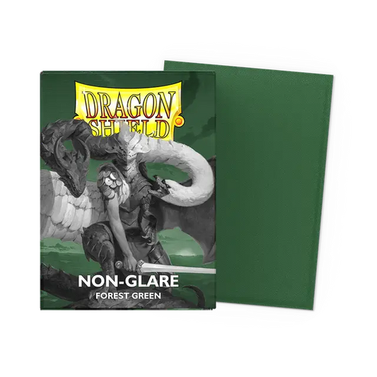 Dragon Shield Sleeves: Standard - Matte Non-Glare Forest Green (100 ct.)