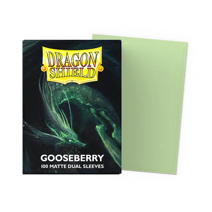 Dragon Shield Sleeves: Standard DUAL - Matte Gooseberry (100 ct.)