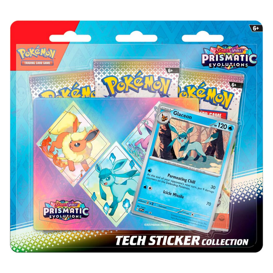 Prismatic Evolutions Tech Sticker Collection