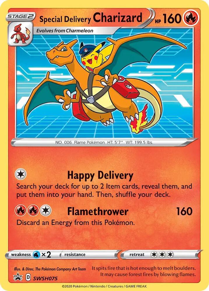 Special Delivery Charizard (Promo) SWSH075