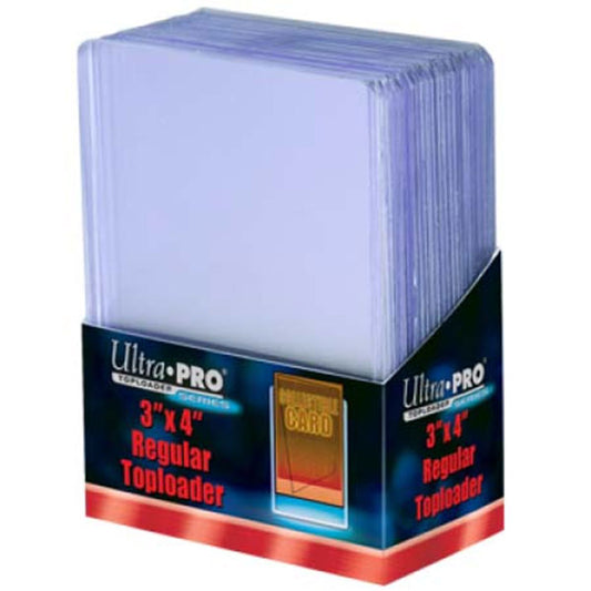 Toploaders (25) - Clear Standard Size