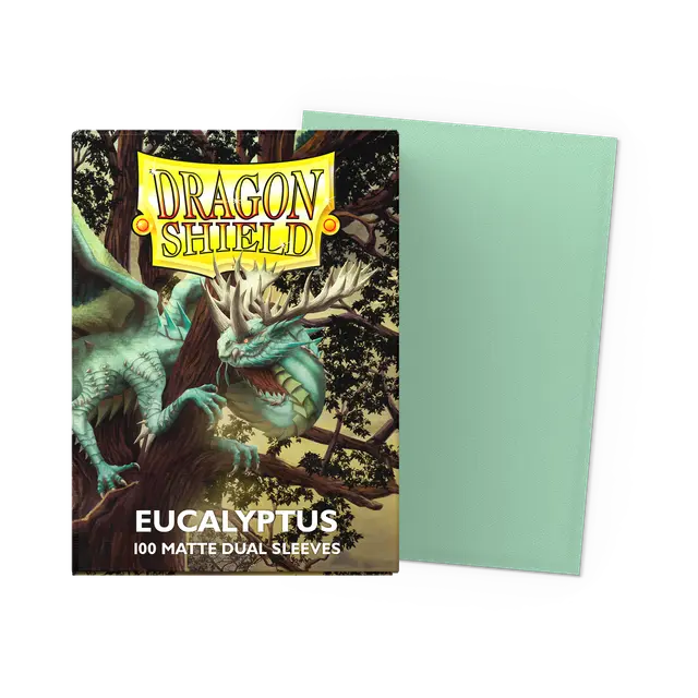 Dragon Shield Sleeves: Standard DUAL - Matte Eucalyptus (100 ct.)