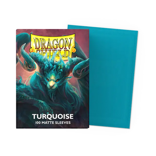 Dragon Shield Sleeves: Standard - Matte Turquoise (100 ct.)