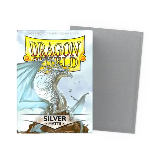 Dragon Shield Sleeves: Standard - Matte Silver (100 ct.)