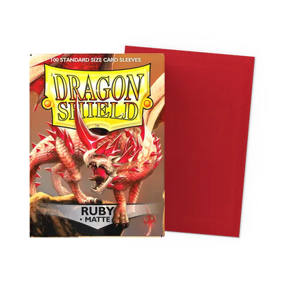 Dragon Shield Sleeves: Standard - Matte Ruby (100 ct.)