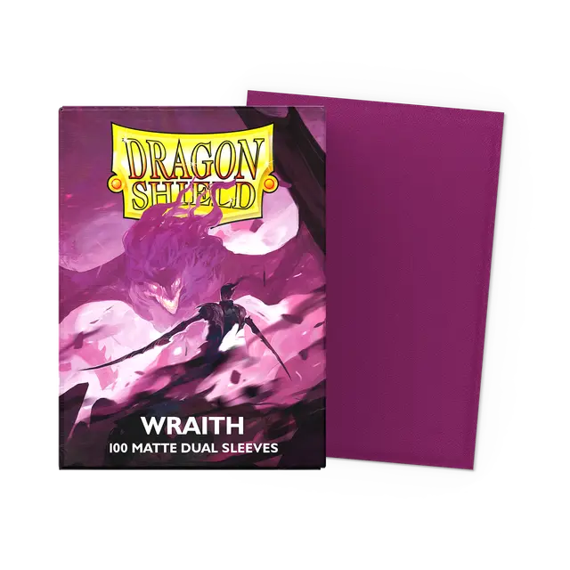 Dragon Shield Sleeves: Standard DUAL- Matte Wraith (100 ct.)