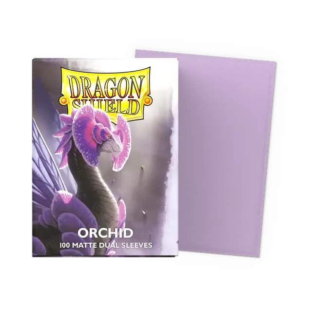 Dragon Shield Sleeves: Standard DUAL- Matte Orchid (100 ct.)