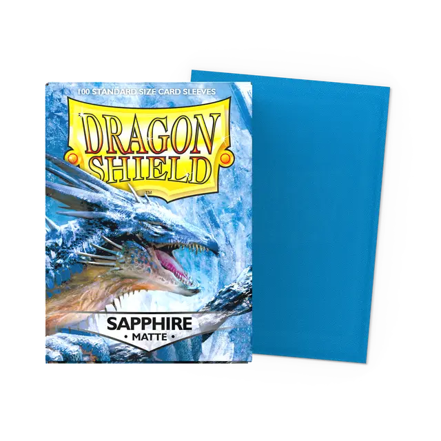 Dragon Shield Sleeves: Standard - Matte Sapphire (100 ct.)