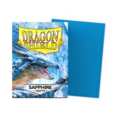 Dragon Shield Sleeves: Standard - Matte Sapphire (100 ct.)