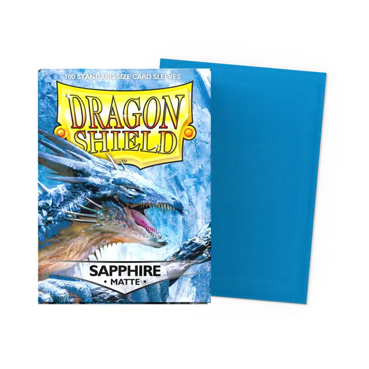 Dragon Shield Sleeves: Standard - Matte Sapphire (100 ct.)