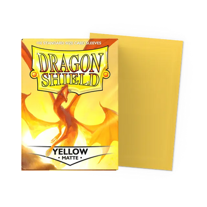 Dragon Shield Sleeves: Standard - Matte Yellow (100 ct.)