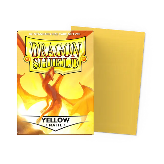 Dragon Shield Sleeves: Standard - Matte Yellow (100 ct.)