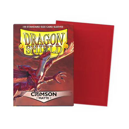 Dragon Shield Sleeves: Standard - Matte Crimson (100 ct.)