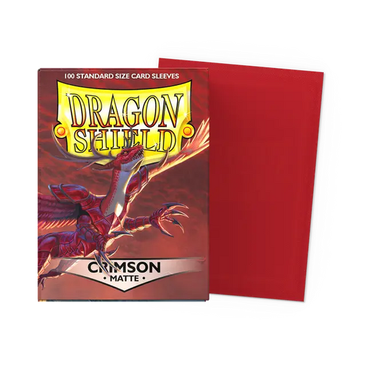 Dragon Shield Sleeves: Standard - Matte Crimson (100 ct.)