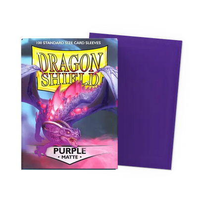Dragon Shield Sleeves: Standard - Matte Purple (100 ct.)