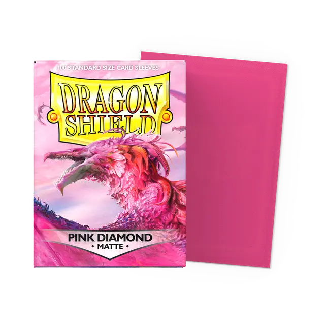Dragon Shield Sleeves: Standard - Matte Pink Diamond (100 ct.)