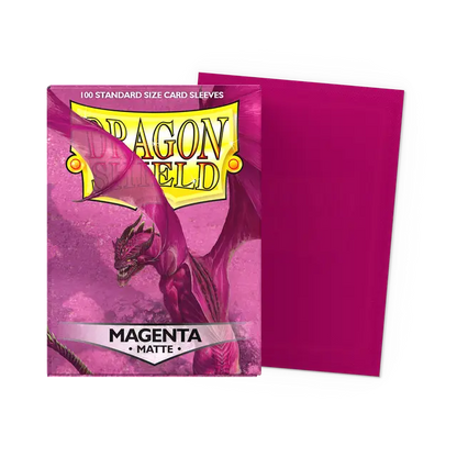 Dragon Shield Sleeves: Standard - Matte Magenta (100 ct.)