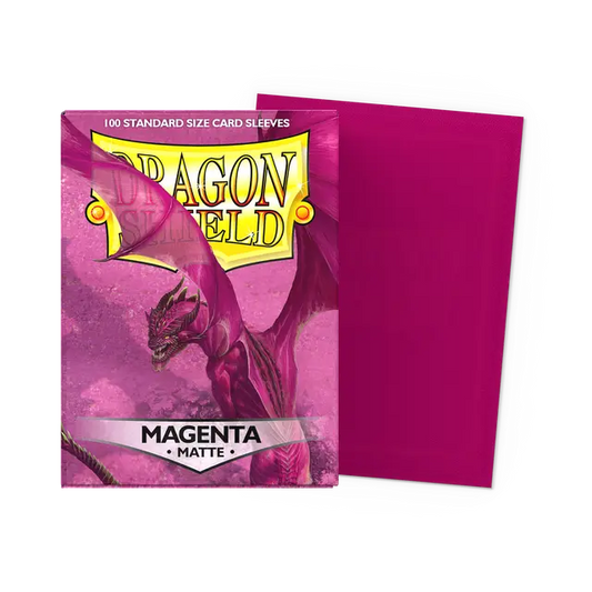 Dragon Shield Sleeves: Standard - Matte Magenta (100 ct.)
