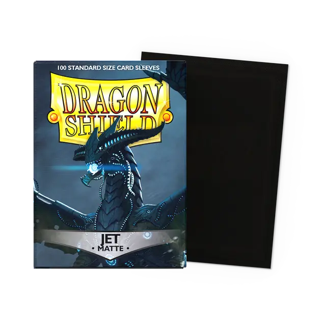 Dragon Shield Sleeves: Standard - Matte Jet (100 ct.)