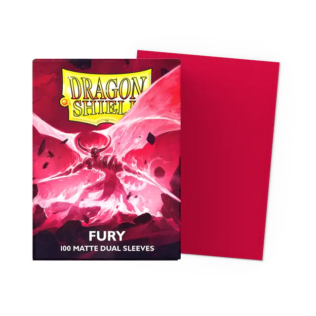 Dragon Shield Sleeves: Standard DUAL- Matte Fury (100 ct.)