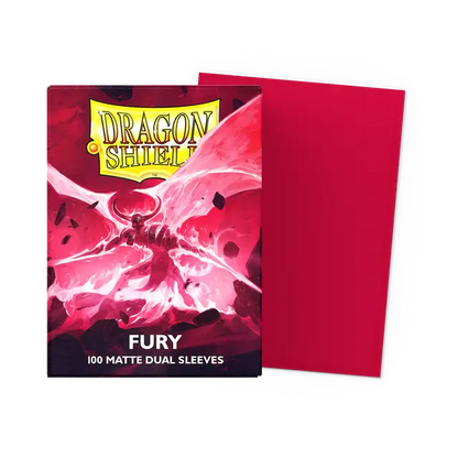 Dragon Shield Sleeves: Standard DUAL- Matte Fury (100 ct.)