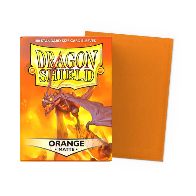 Dragon Shield Sleeves: Standard - Matte Orange (100 ct.)