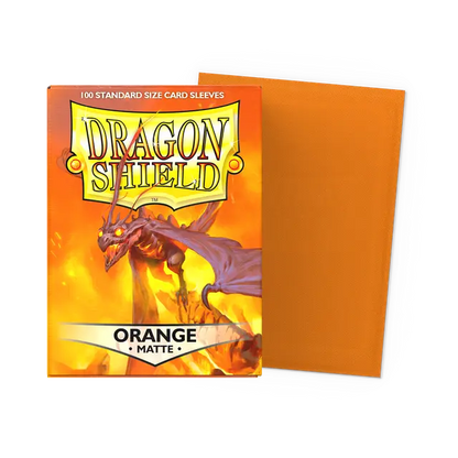 Dragon Shield Sleeves: Standard - Matte Orange (100 ct.)