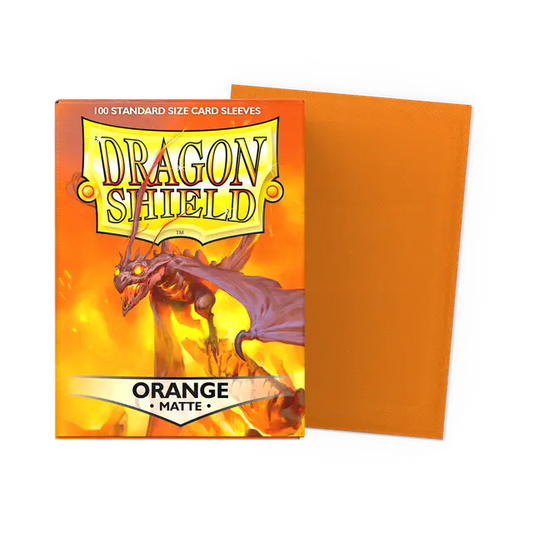 Dragon Shield Sleeves: Standard - Matte Orange (100 ct.)