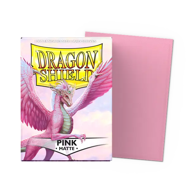 Dragon Shield Sleeves: Standard - Matte Pink (100 ct.)
