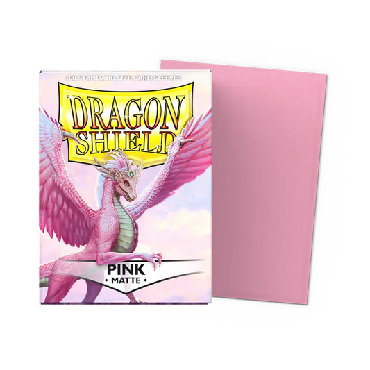 Dragon Shield Sleeves: Standard - Matte Pink (100 ct.)