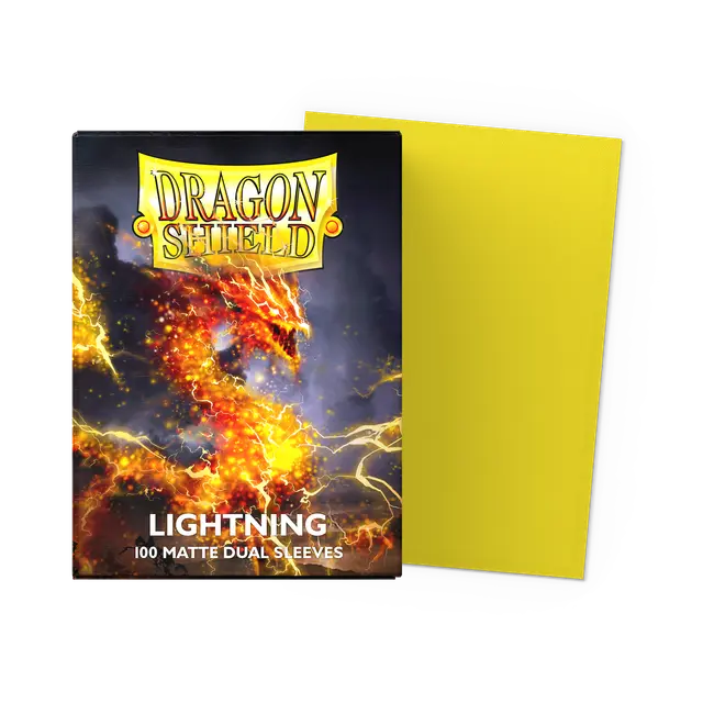Dragon Shield Sleeves: Standard DUAL - Matte Lightning (100 ct.)