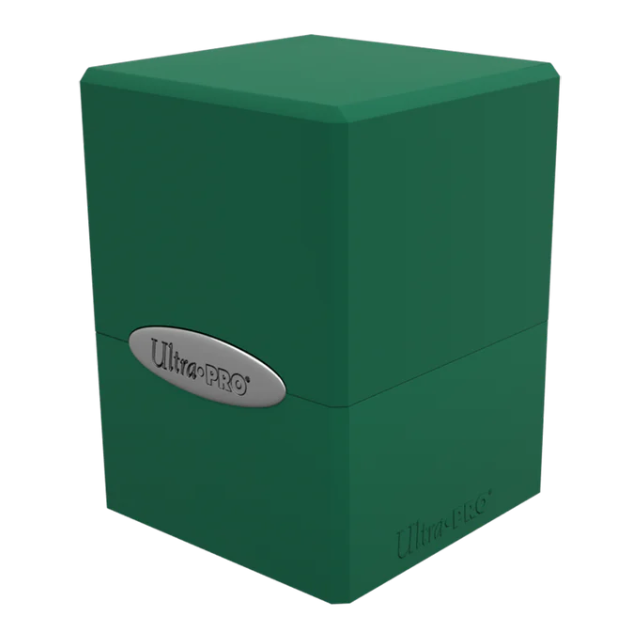 Satin Cube - Forest Green