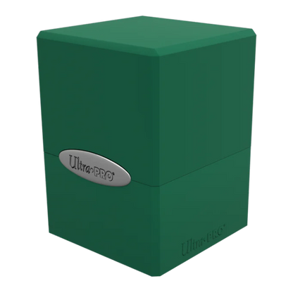 Satin Cube - Forest Green