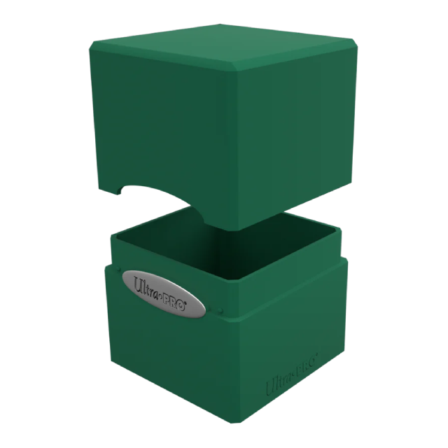 Satin Cube - Forest Green