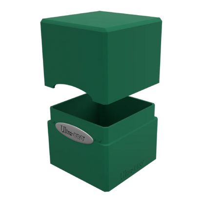 Satin Cube - Forest Green