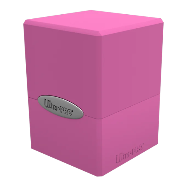 Satin Cube - Hot Pink