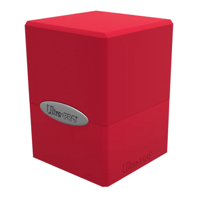 Satin Cube - Apple Red