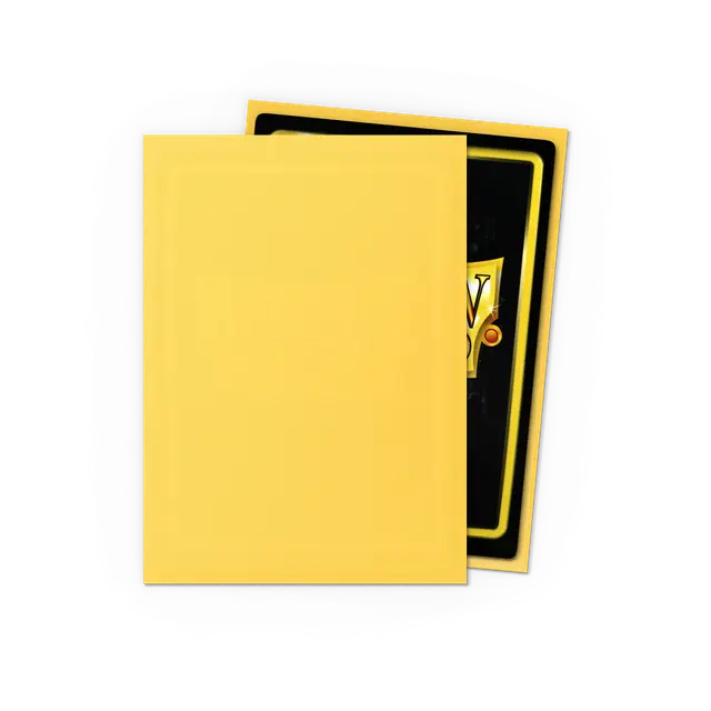 Dragon Shield Sleeves: Standard - Matte Yellow (100 ct.)
