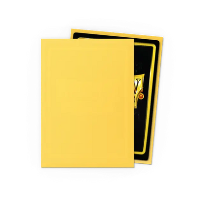 Dragon Shield Sleeves: Standard - Matte Yellow (100 ct.)